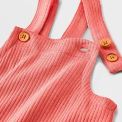 Baby Girls' 2pc Long Sleeve Bodysuit & Overalls Set - Cat & Jack™ Peach Orange -CAT & JACK Shop GUEST a3790941 e2f5 4a03 a781 e0a9e21ff25b