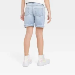 Girls' Cuffed Hem Midi Jean Shorts - Cat & Jackā¢