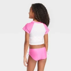 Girls' Super Smile Cropped Rashguard Set - Cat & Jack™ White/Pink 6 Girls' Super Smile Cropped Rashguard Set - Cat & Jack™ White/Pink -CAT & JACK Shop GUEST a7a0d07c ed72 458d bf7f a310ef54d29a