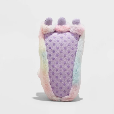 Toddler Girls' Tie-Dye Monster Foot Slippers - Cat & Jack™ 3 Toddler Girls' Tie-Dye Monster Foot Slippers - Cat & Jack™ - Image 3