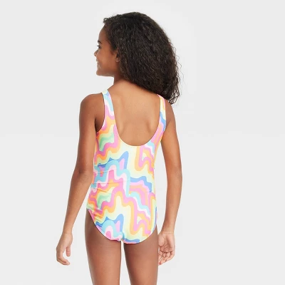 Girls' Sunshine & Rainbows Swimwear Set - Cat & Jack™ 2 Girls' Sunshine & Rainbows Swimwear Set - Cat & Jack™ - Image 2