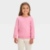 Toddler Girls' 2pk Fleece Pullover Sweatshirt - Cat & Jack™ Pink/Navy Blue