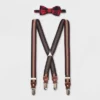 Boys' 2pk Plaid Bow Tie And Suspender Set - Cat & Jack™