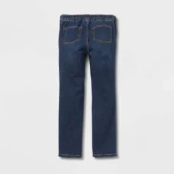 Girls' Adaptive Jeans - Cat & Jack⢠Dark Wash