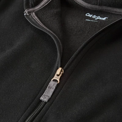 Boys' 2pk Fleece Zip-Up Hoodie - Cat & Jack™ 2 Boys' 2pk Fleece Zip-Up Hoodie - Cat & Jack™ - Image 2