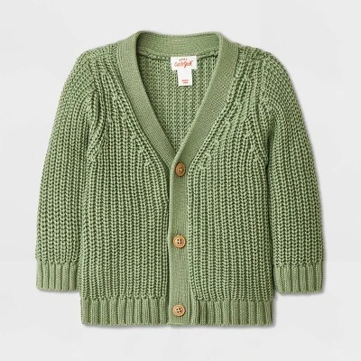 Baby Front-Button Cardigan - Cat & Jack™ 5 Baby Front-Button Cardigan - Cat & Jack™ - Image 5