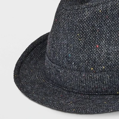 Toddler Boys' Banded Fedora Hat - Cat & Jack™ Gray 2 Toddler Boys' Banded Fedora Hat - Cat & Jack™ Gray - Image 2