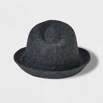 Toddler Boys' Banded Fedora Hat - Cat & Jack™ Gray 1 Toddler Boys' Banded Fedora Hat - Cat & Jack™ Gray