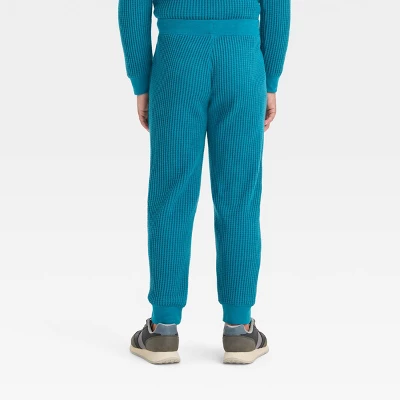 Boys' Waffle Knit Jogger Pants - Cat & Jack™ 1 Boys' Waffle Knit Jogger Pants - Cat & Jack™