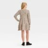 Girls' Long Sleeve Cozy Tiered Dress - Cat & Jack™