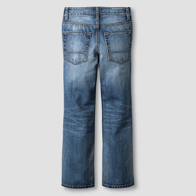 Boys' Stretch Bootcut Fit Jeans - Cat & Jack™ 3 Boys' Stretch Bootcut Fit Jeans - Cat & Jack™ - Image 3