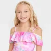 Girls' Flower Daydream One Piece Swimsuit - Cat & Jack™️