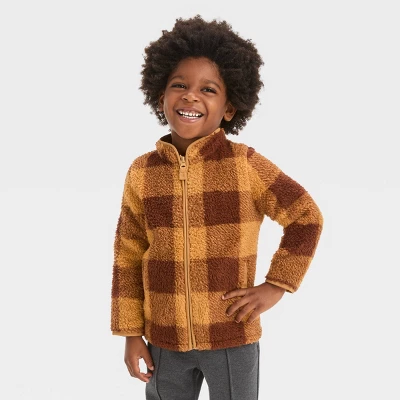 Toddler Boys' Faux Shearling 'Zip-Up' Jacket - Cat & Jack™ 3 Toddler Boys' Faux Shearling 'Zip-Up' Jacket - Cat & Jack™ - Image 3