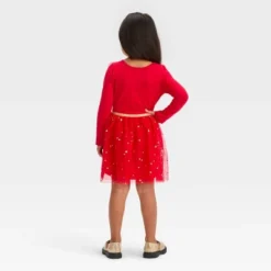 Toddler Girls' Tulle Dress - Cat & Jack™ Red