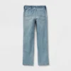 Boys' Adaptive Jeans - Cat & Jack™ Light Wash