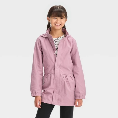 Girls' Solid Jacket - Cat & Jack™ 4 Girls' Solid Jacket - Cat & Jack™ - Image 4