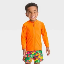Toddler Solid Rash Guard Top - Cat & Jack™ Orange 5 Toddler Solid Rash Guard Top - Cat & Jack™ Orange -CAT & JACK Shop GUEST e8d9c43b 3e1b 49e2 8b73 084bc37e60ce