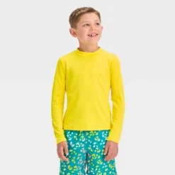 Boys' Solid Rash Guard Top - Cat & Jack™ Yellow -CAT & JACK Shop GUEST e9eea6c3 b3bc 44e7 8448 15e2944911c8