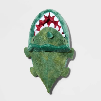 Boys' Dylan Dinosaur Ankle Biter Slippers - Cat & Jack™ Green 2 Boys' Dylan Dinosaur Ankle Biter Slippers - Cat & Jack™ Green - Image 2