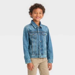 Boys' Long Sleeve Jacket - Cat & Jack™ Medium Wash -CAT & JACK Shop GUEST f2d845b3 e093 4746 8e0b 1c2c970d0bf9