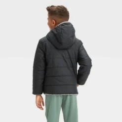Kids' Reversible Puffer Jacket - Cat & Jackā¢