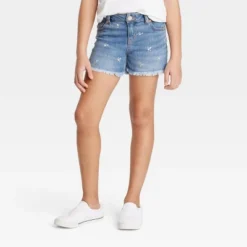 Girls' Embroidered Mid-Rise Jean Shorts - Cat & Jack™ Medium Wash 5 Girls' Embroidered Mid-Rise Jean Shorts - Cat & Jack™ Medium Wash -CAT & JACK Shop GUEST f57bfab8 c522 4385 84de b0e0d1c2f6c1